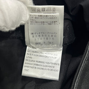 GUCCI Leather Yoke Slim Fit Trousers