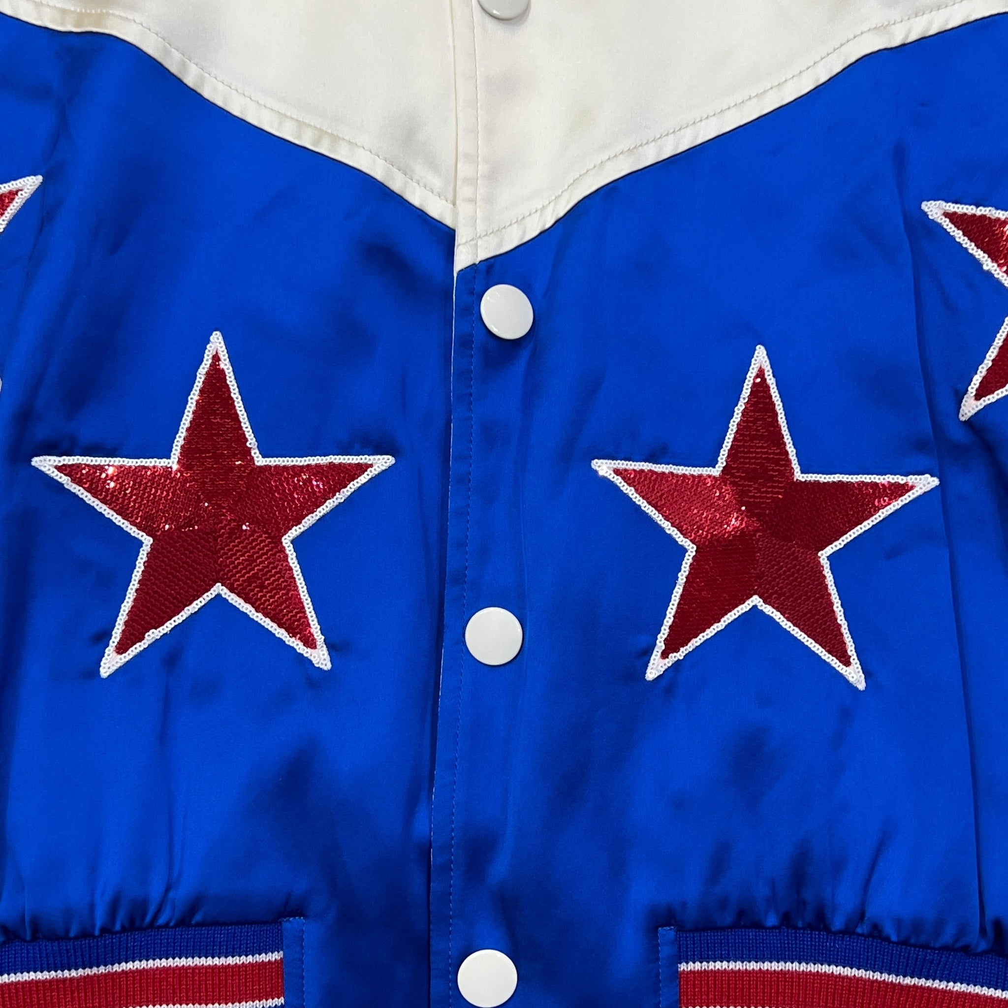 CELINE 2023SS HEDI SLIMANE American Souvenir Satin Teddy Bomber Jacket