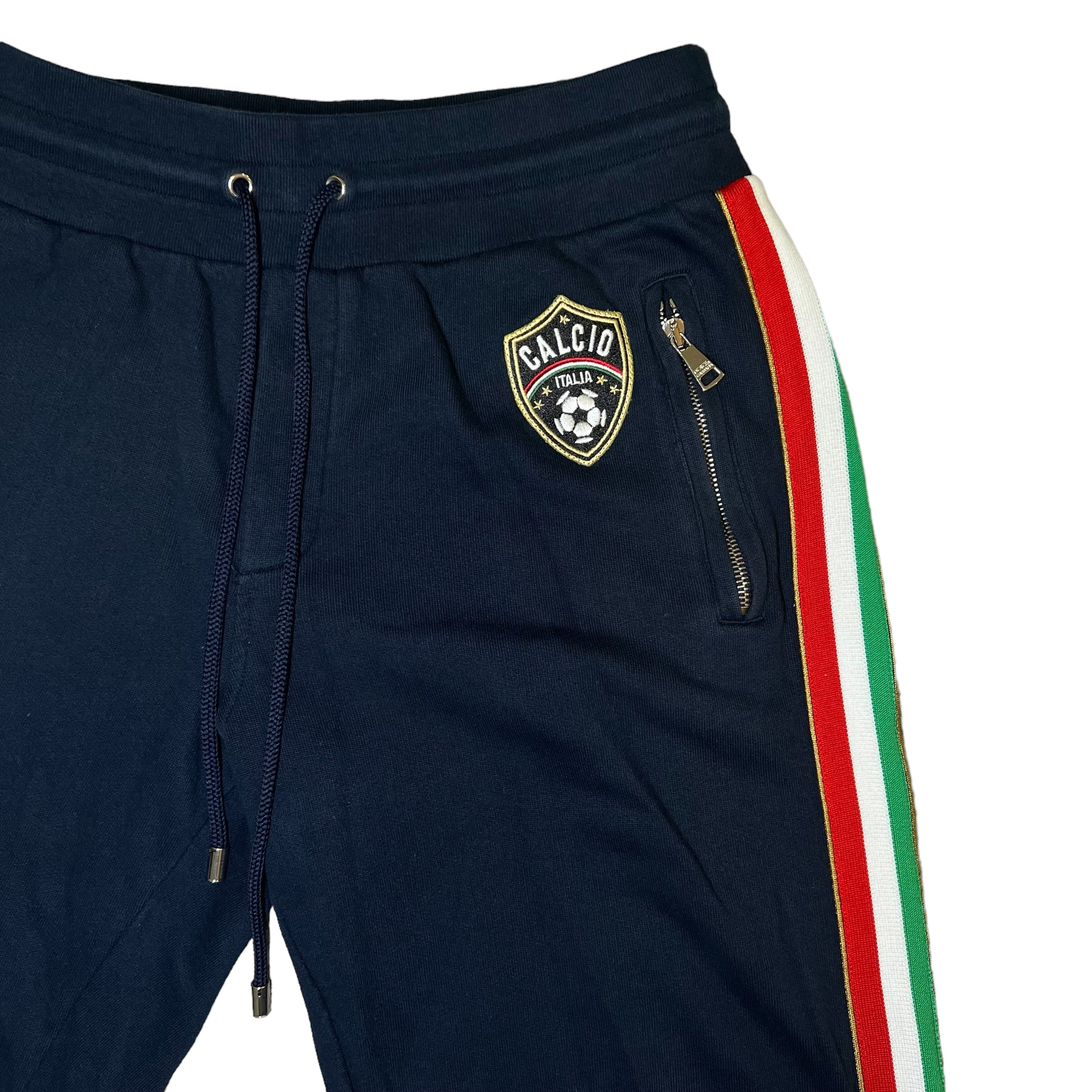 DOLCE&GABBANA FOOTBALL MOTIF ''CALCIO'' BACK NUMBER 15 WAPPEN ITAIY COLOR 3 LINE SETUP JERSEY