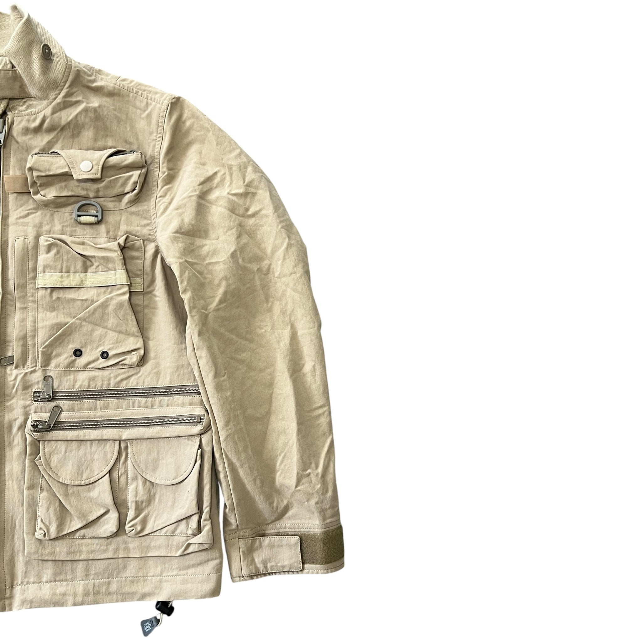 GENERAL RESEARCH 2002AW Nylon Cotton Parasite Cargo Fishing Jacket