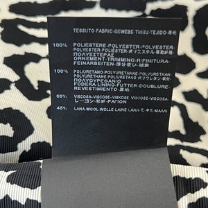 SAINT LAURENT HEDI SLIMANE 2015AW Leopard Patents Leather 2way Docking Double Riders Jacket