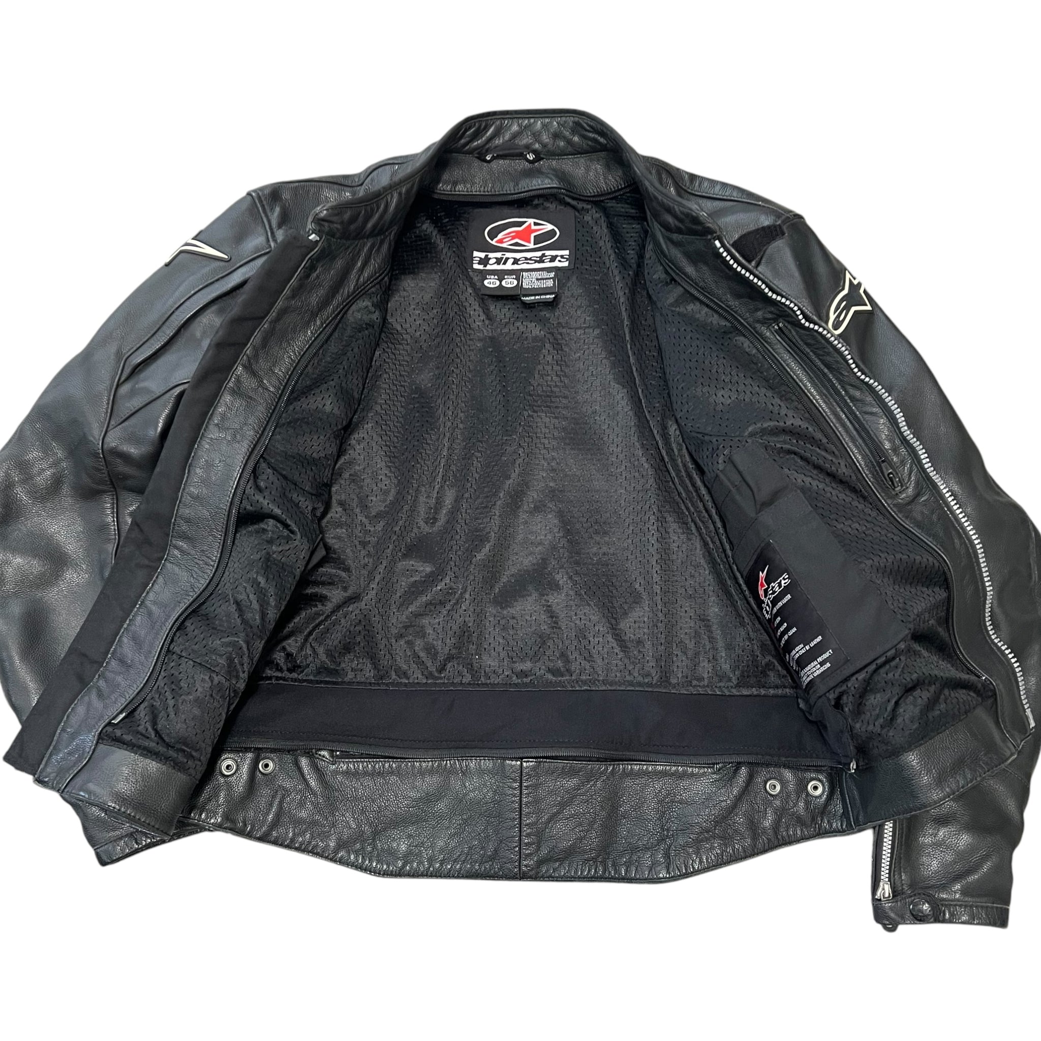 ALPINESTARS Leather Biker Jacket