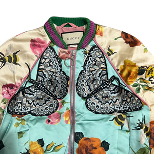 GUCCI 2017AW ×Alessandro Michele EMBROIDERED BOMBER JACKET