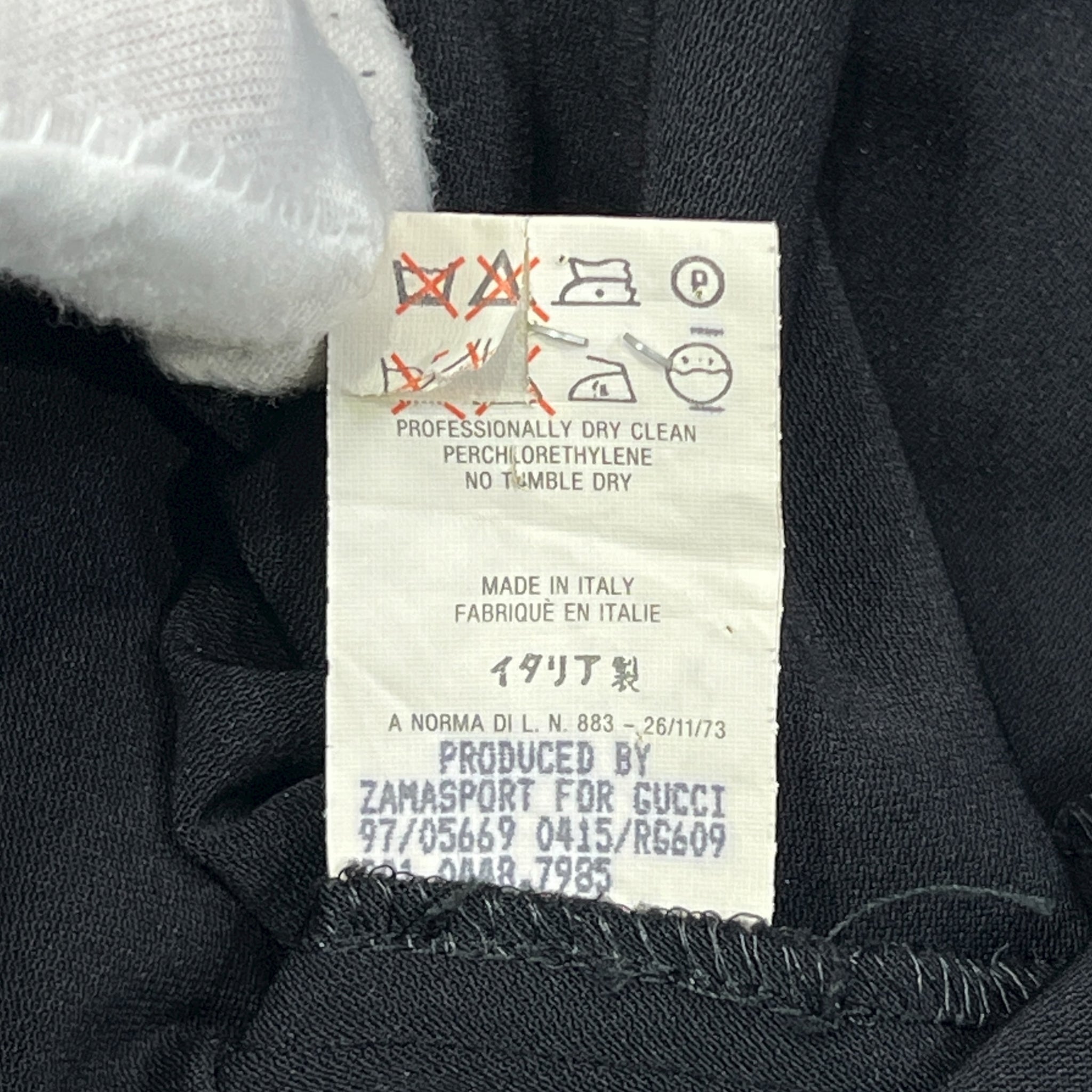 GUCCI 1997 TOM FORD Nylon Stretched Tracksuits Set-Up Prod by ZAMASPORT