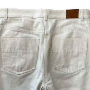 HERMES 2020SS 5 Pocket Ivory Denim Pants