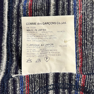COMME des GARCONS HOMME AD-2012 Horizontal Stripes Knit Cardigan