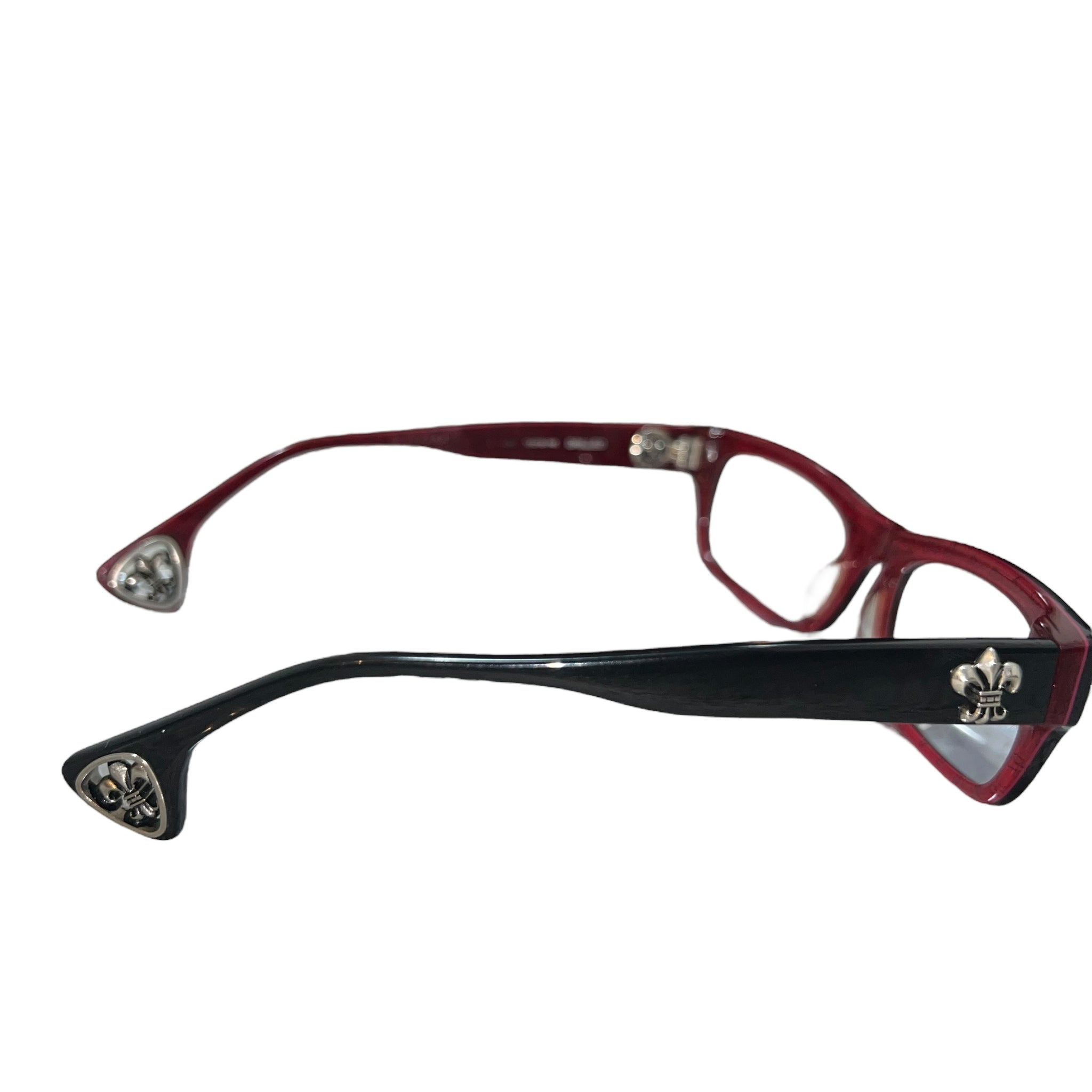 CHROME HEARTS DRILLED DAGGER SILVER GLASSES
