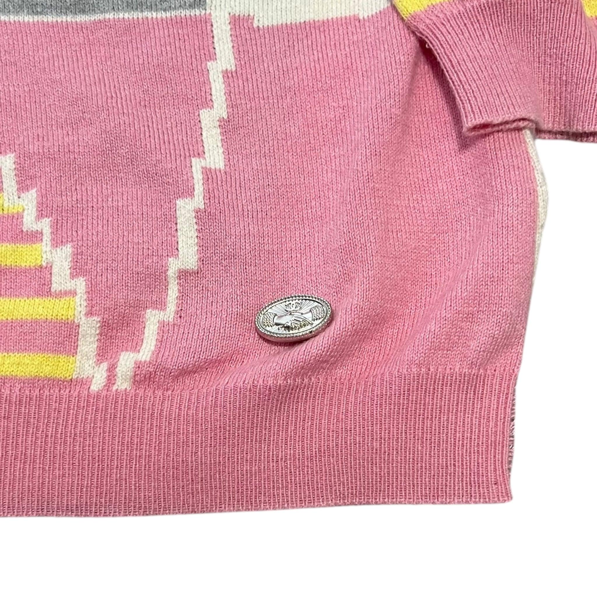 CHANEL Number Motif Knit Sweater