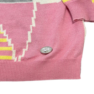 CHANEL Number Motif Knit Sweater