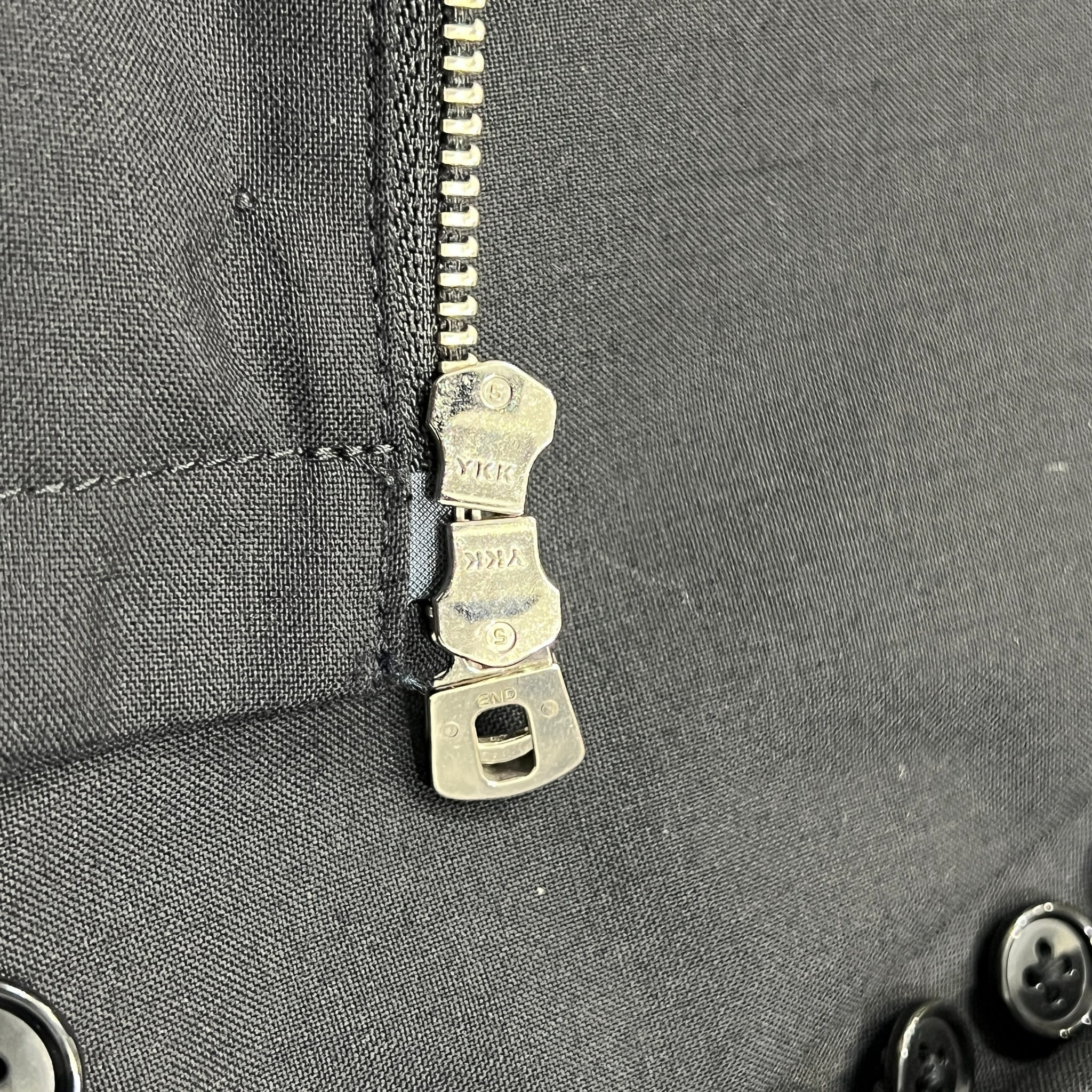 TAKAHIROMIYASHITA The Soloist. 2025SS Zip-Up Brit Jacket With Black Buttons