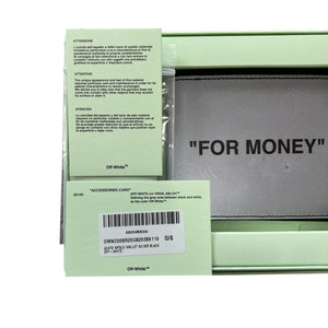 OFF-WHITE c/o Virgil Abloh "FOR MONEY" Bifold Wallet