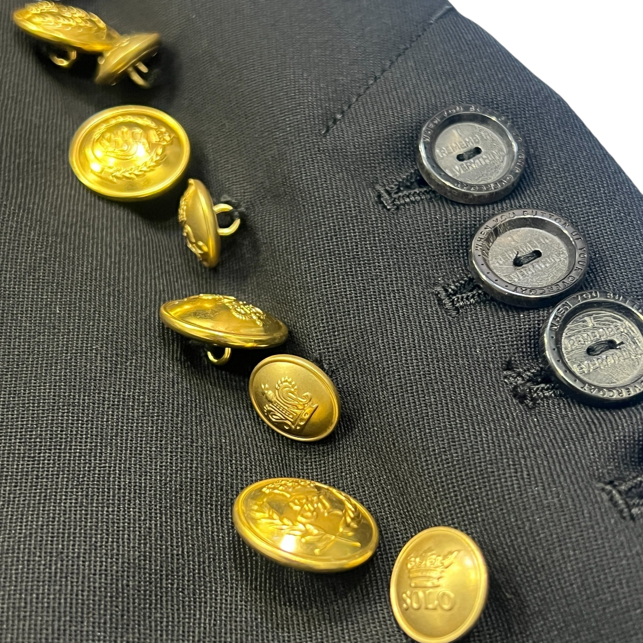 TAKAHIROMIYASHITA TheSoloist. 2025SS Chesterfield Coat with Gold buttons