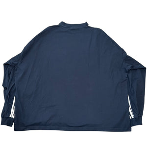 BALENCIAGA adidas 2022AW Distressed Three Line Logo Cotton L/S Shirts