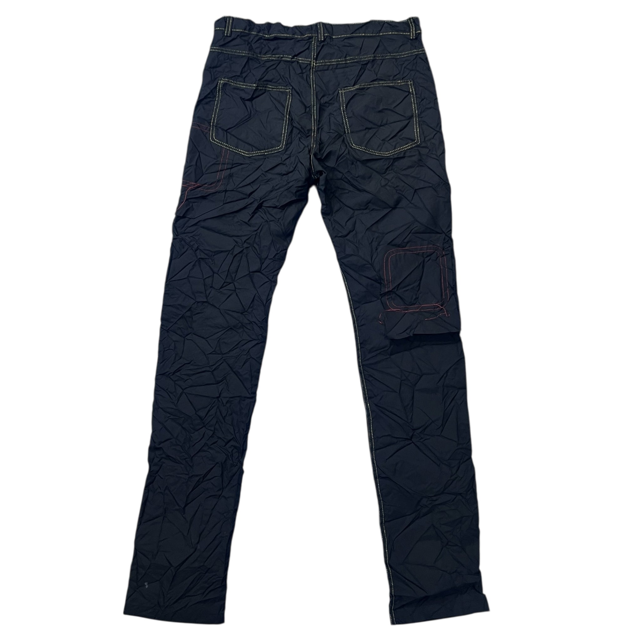 KANGHYUK 2019SS COLLECTION 5 Crinkled Patchwork Nylon Trousers