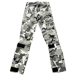 BALENCIAGA Demna Gvasalia 2021 FW Fitted Camo Cargo Pocket Pants