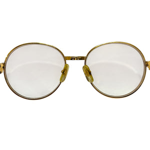 CARTIER VINTAGE WOOD GOLD GLASSES