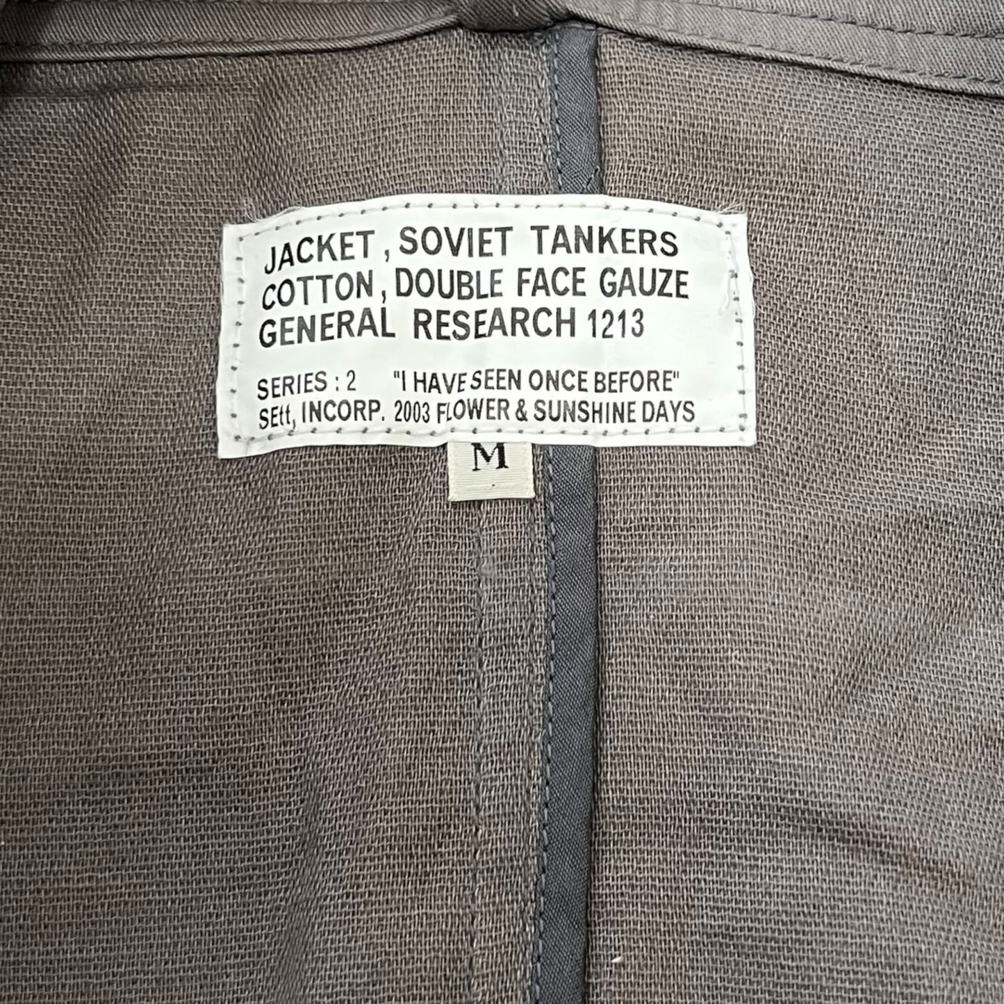 GENERAL RESEARCH 2003 SOVIET TANKERS Cotton Jacket