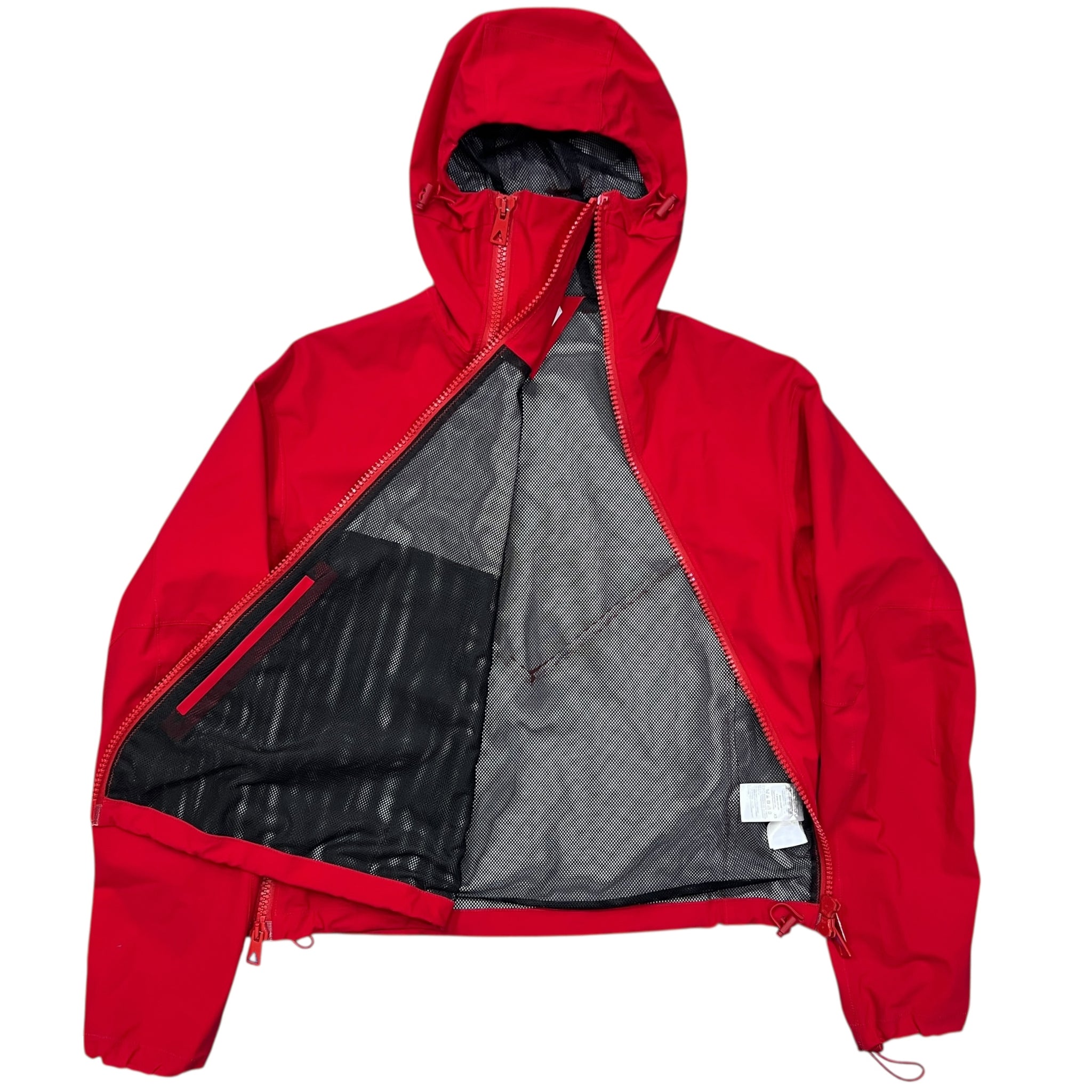 BOTTEGA VENETA 2022SS DANIEL LEE Zip Hooded Technical Jacket Red