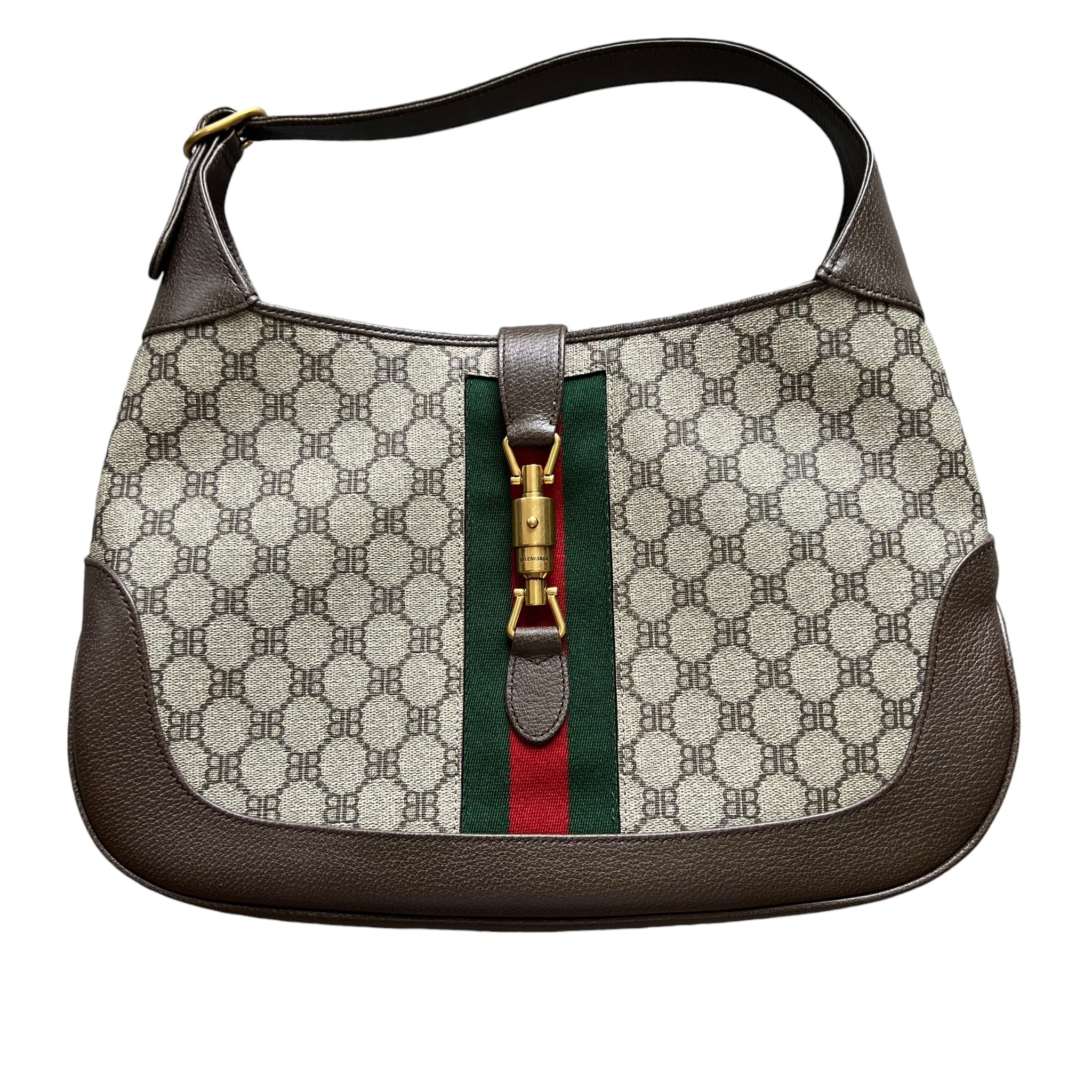 BALENCIAGA × GUCCI 2023SS BB MONOGRAM 2WAY HAND/SHOULDER BAG