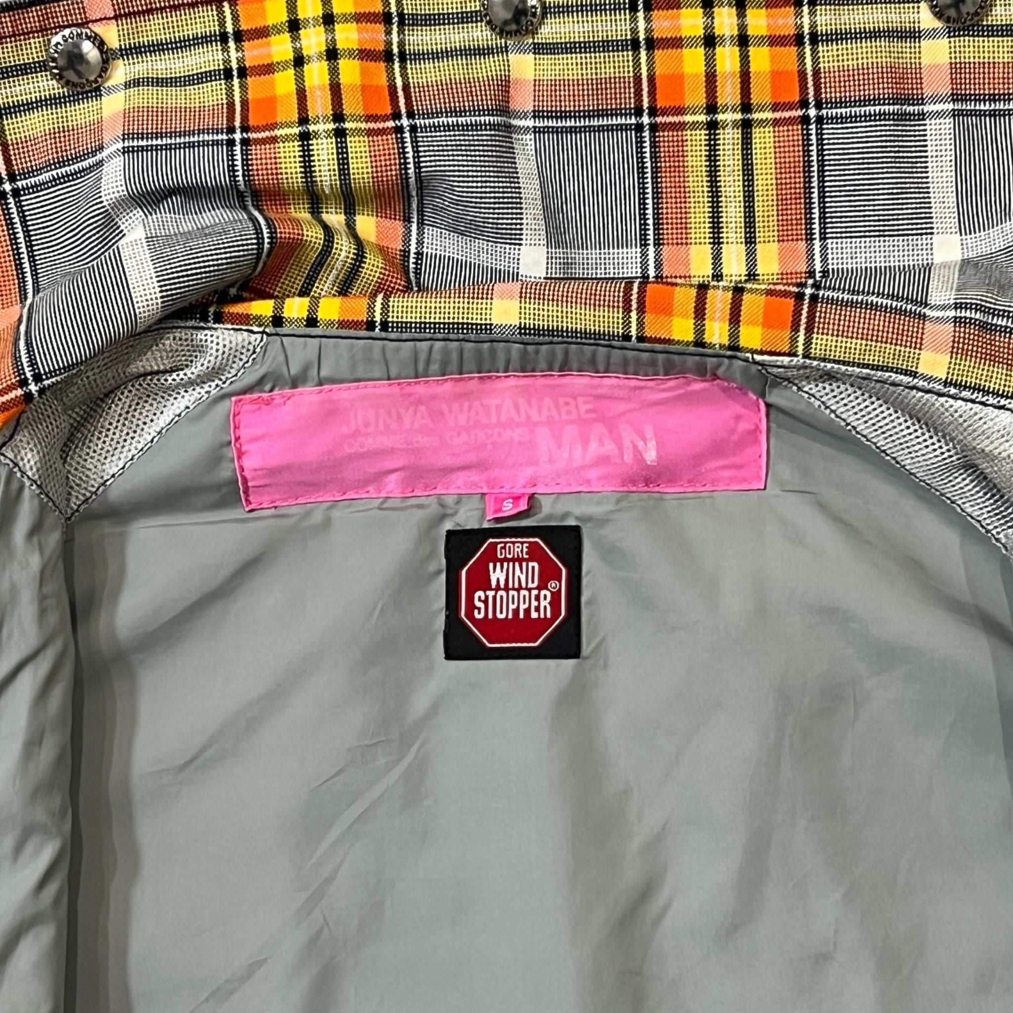 JUNYA WATANABE MAN COMME des GARÇONS 2004 Tartan Check Balaclava Jacket