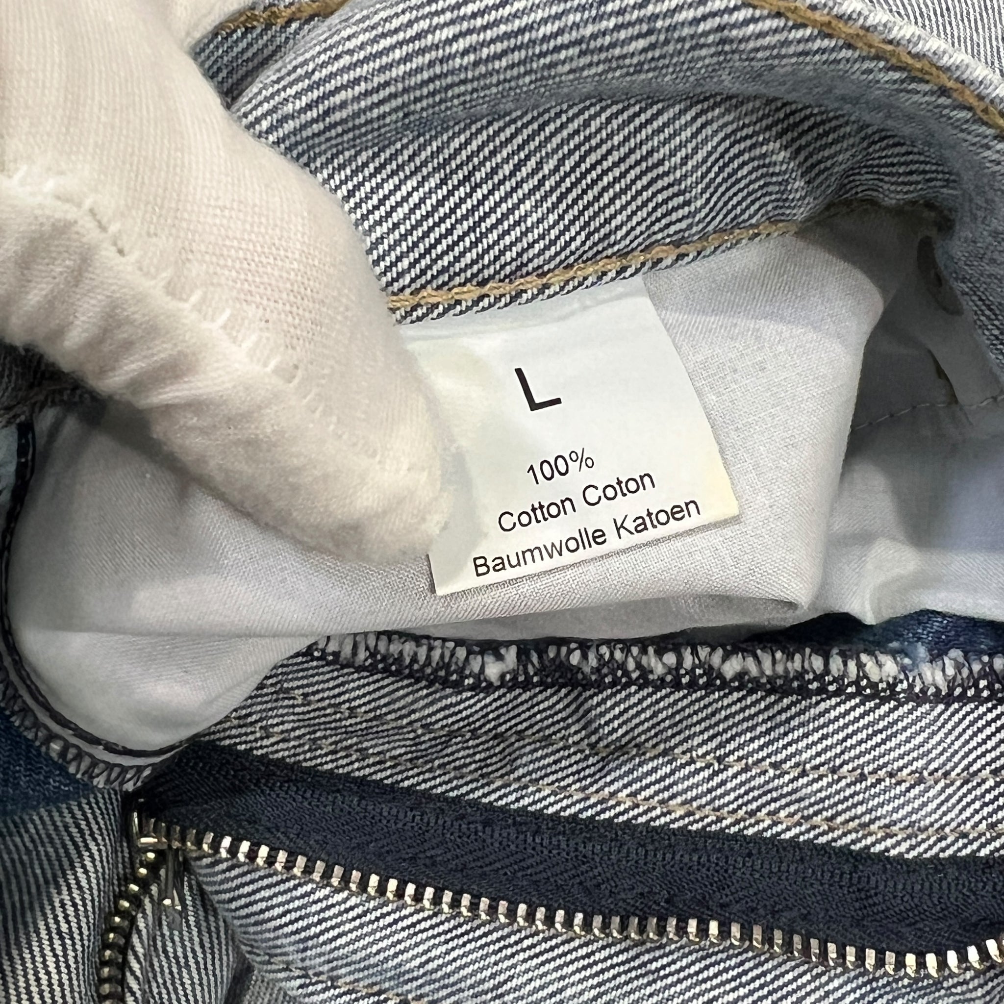 Marina Yee 2025AW Dean Blue Oversized Denim Trousers