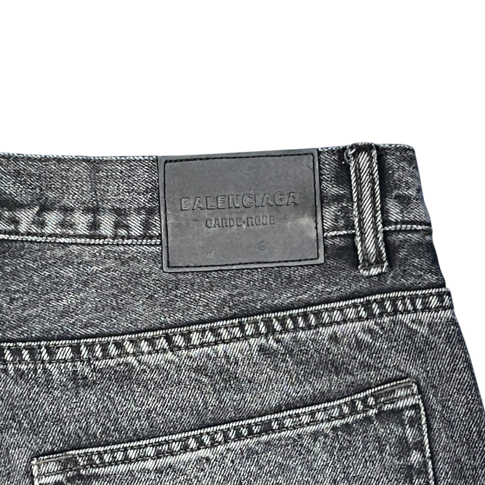 BALENCIAGA 2024SS GARDE-ROBE Boot Cut Denim Pants