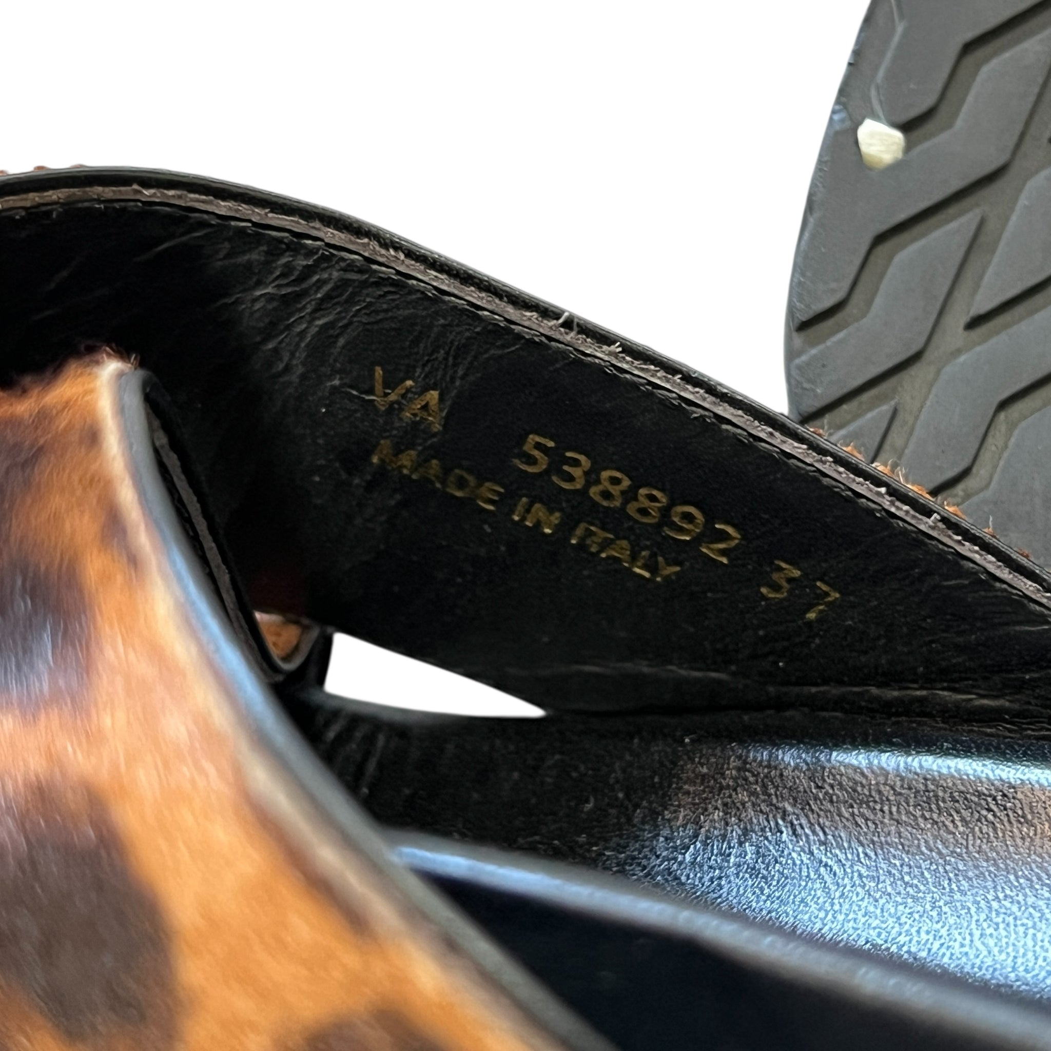 SAINT LAURENT PARIS HEDI SLIMANE Jimmy Crisscross Flat Sandals