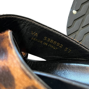 SAINT LAURENT PARIS HEDI SLIMANE Jimmy Crisscross Flat Sandals