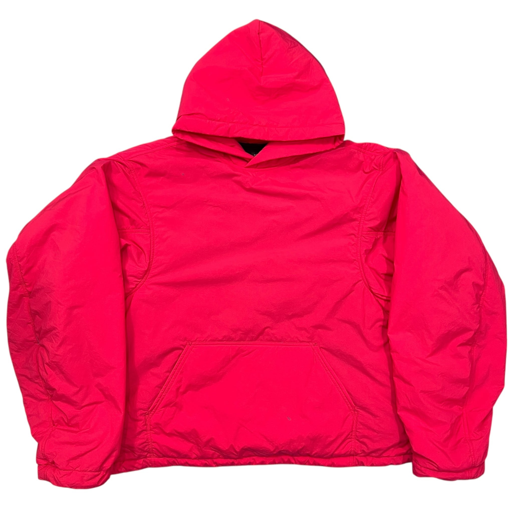 BALENCIAGA 2022AW Nylon Padded Pullover Hooded Jacket SAMPLE Pink 