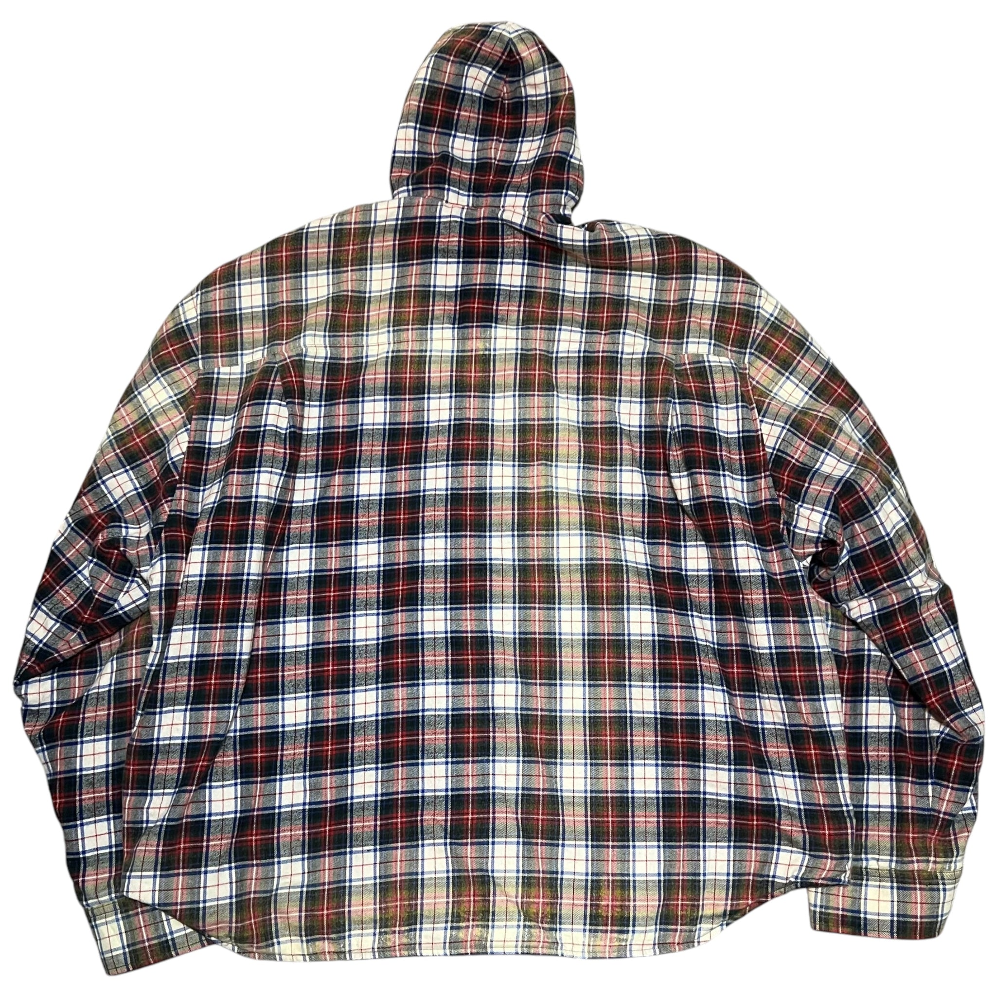 BALENCIAGA 2023SS Padded Flannel Hooded Shirt