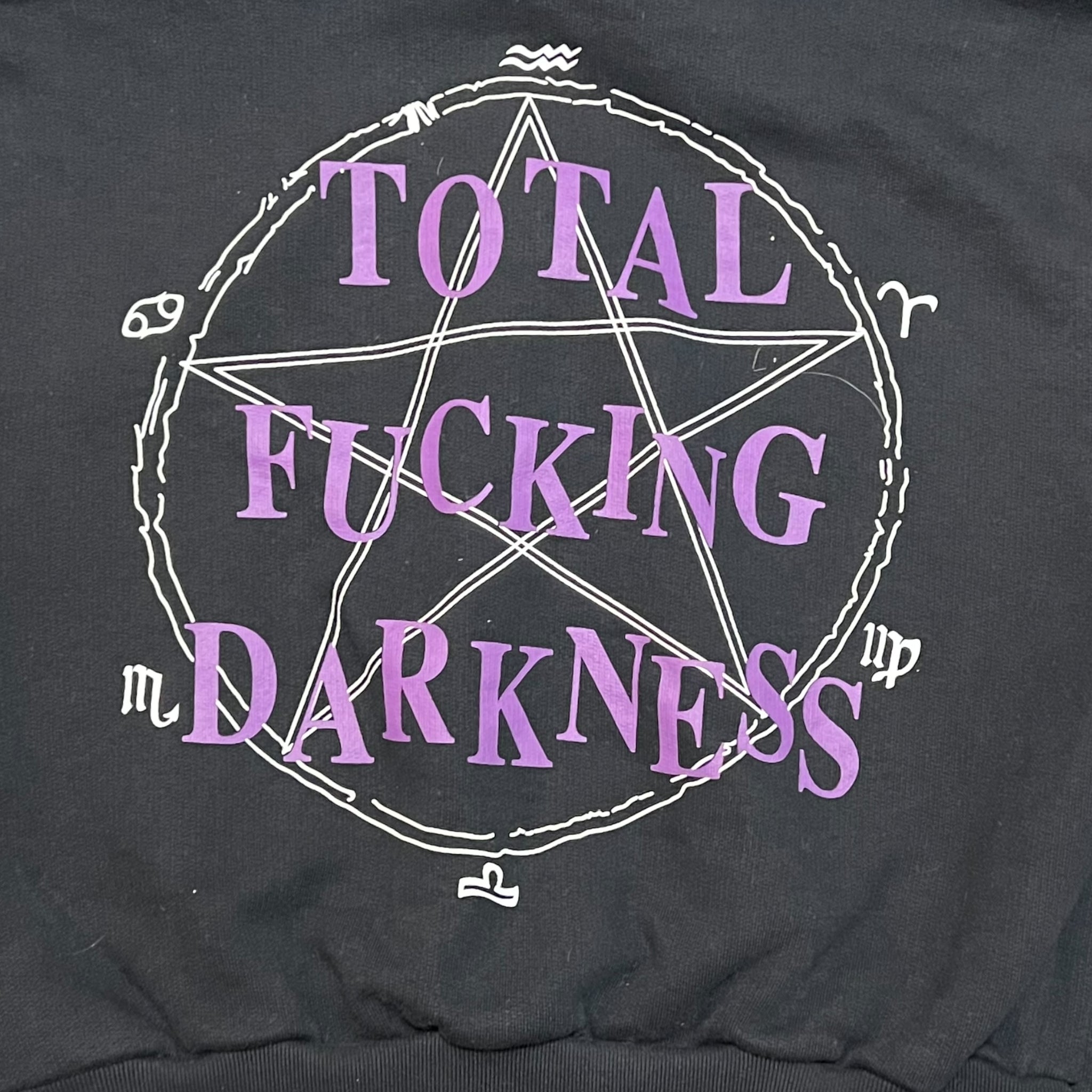 VETEMENTS 2016AW Demna Gvasalia Total Fucking Darkness Pullover Sweat Hoodie