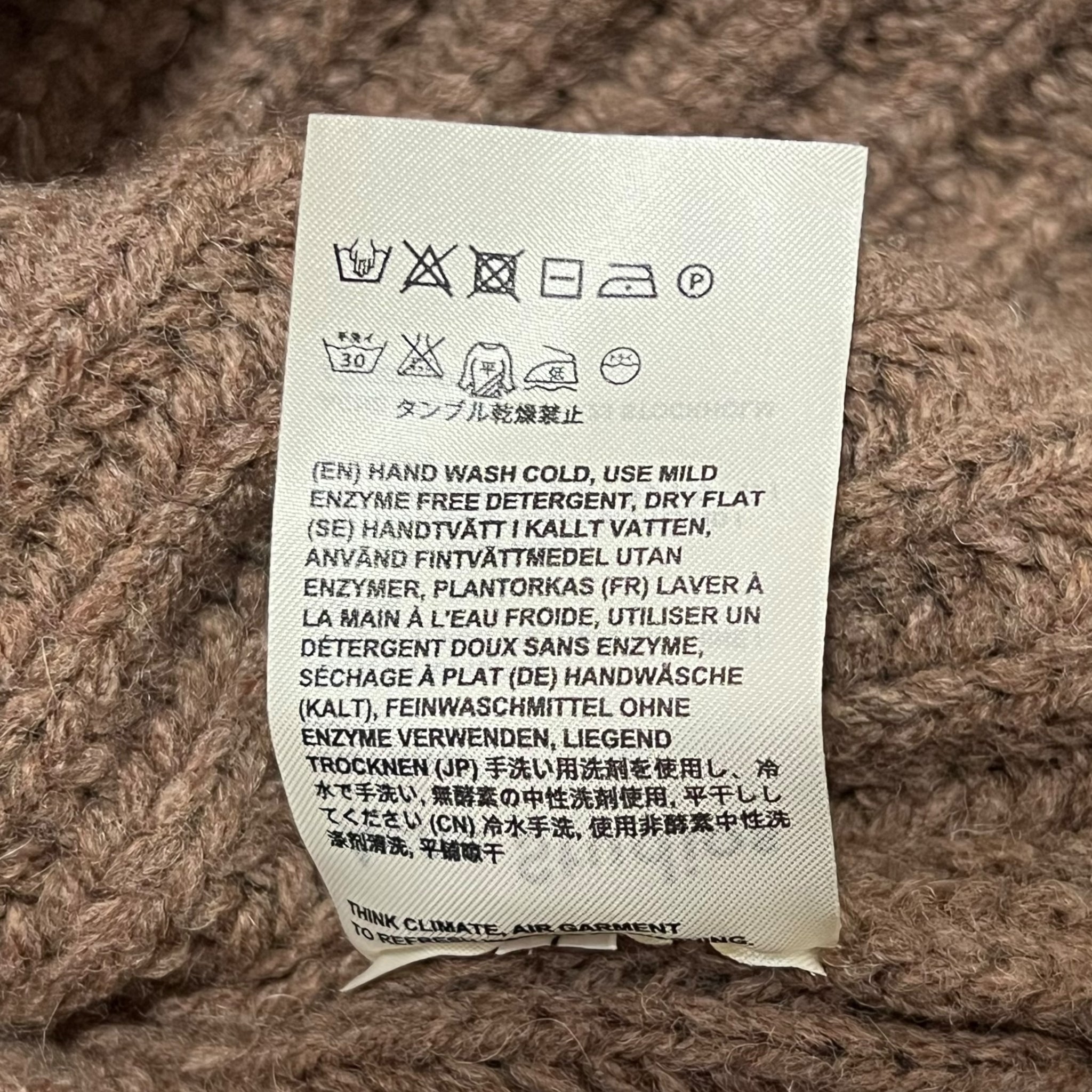 ACNE STUDIOS Heavy Wool Midi Knit Sweater