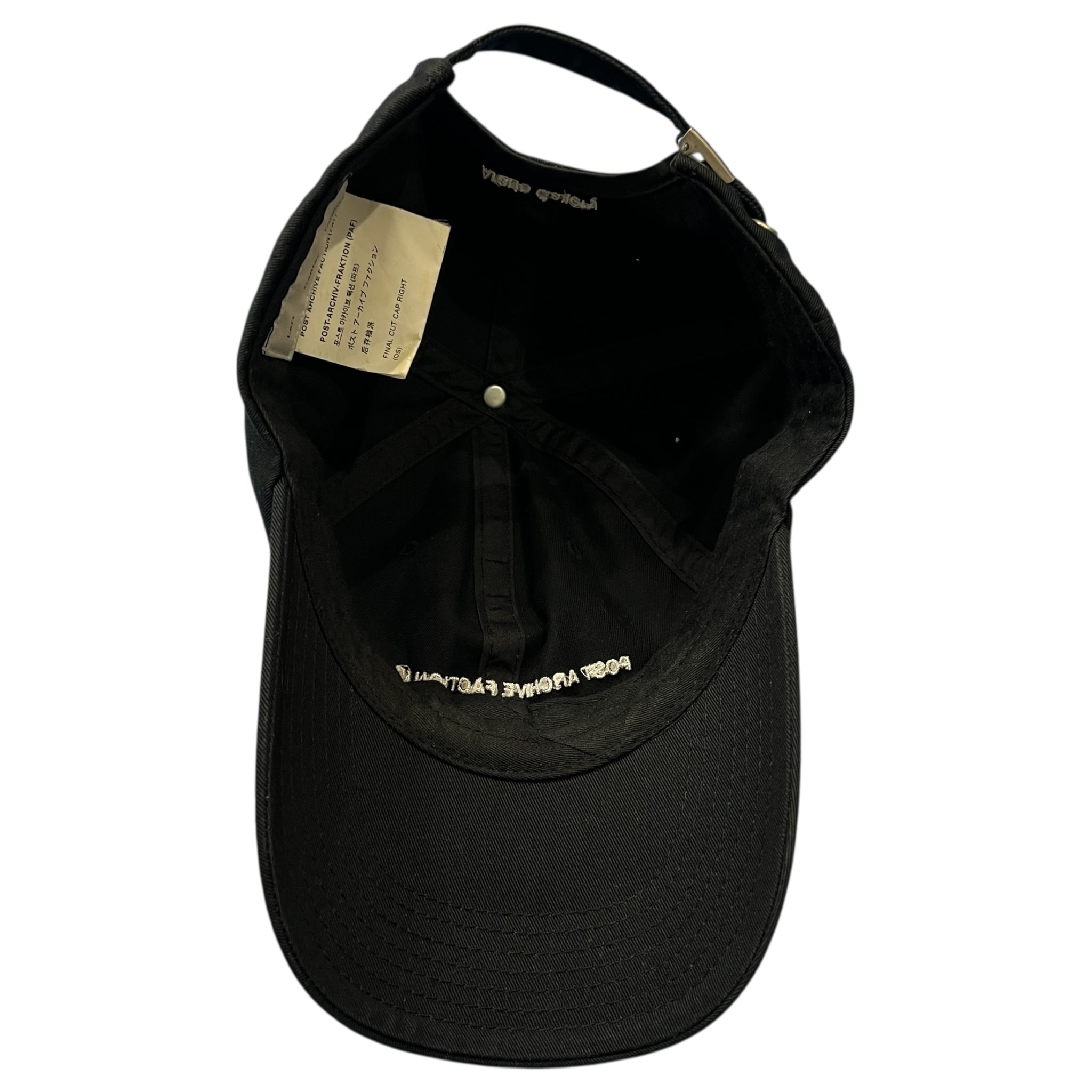 POST ARCHIVE FACTION (PAF) Arario Gallery Final Cut Cap 'RIGHT'