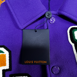 LOUIS VUITTON 2022AW MULTI PATCH MIX LEATHER VARSITY JACKET WITH KEYCHAIN