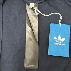 BALENCIAGA adidas 2022AW Distressed Three Line Logo Cotton L/S Shirts
