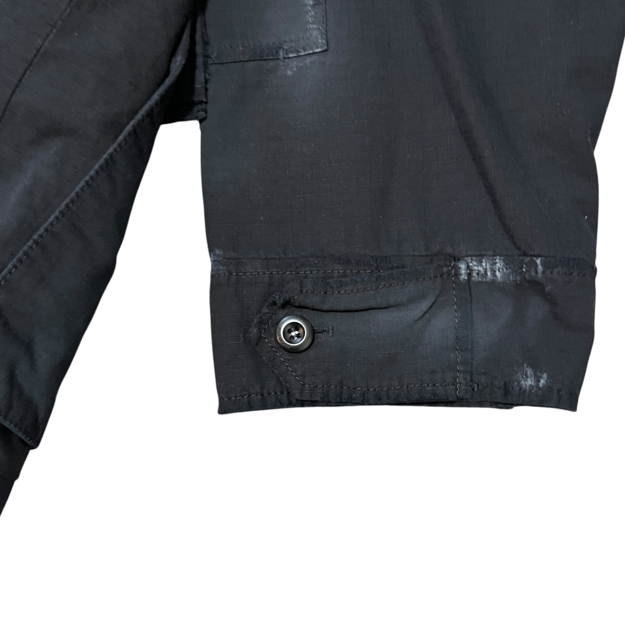 BALENCIAGA 2024SS Wearable Double Front Distressed Cargo Jacket