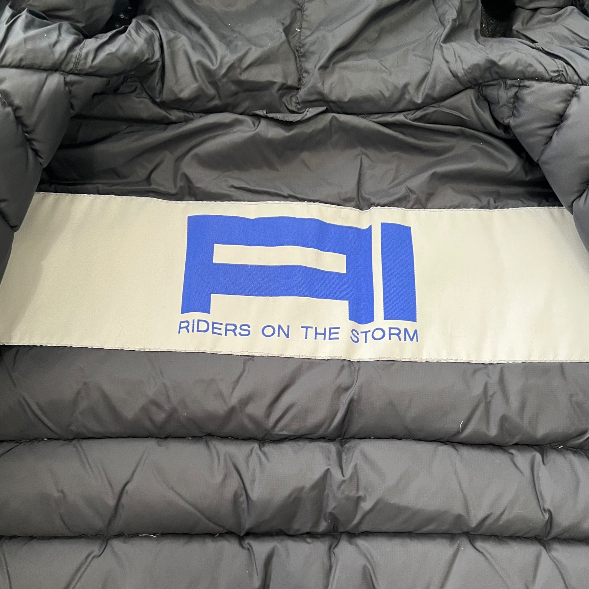 AI RIDER ON THE STORM Padded Goggle Down Jacket