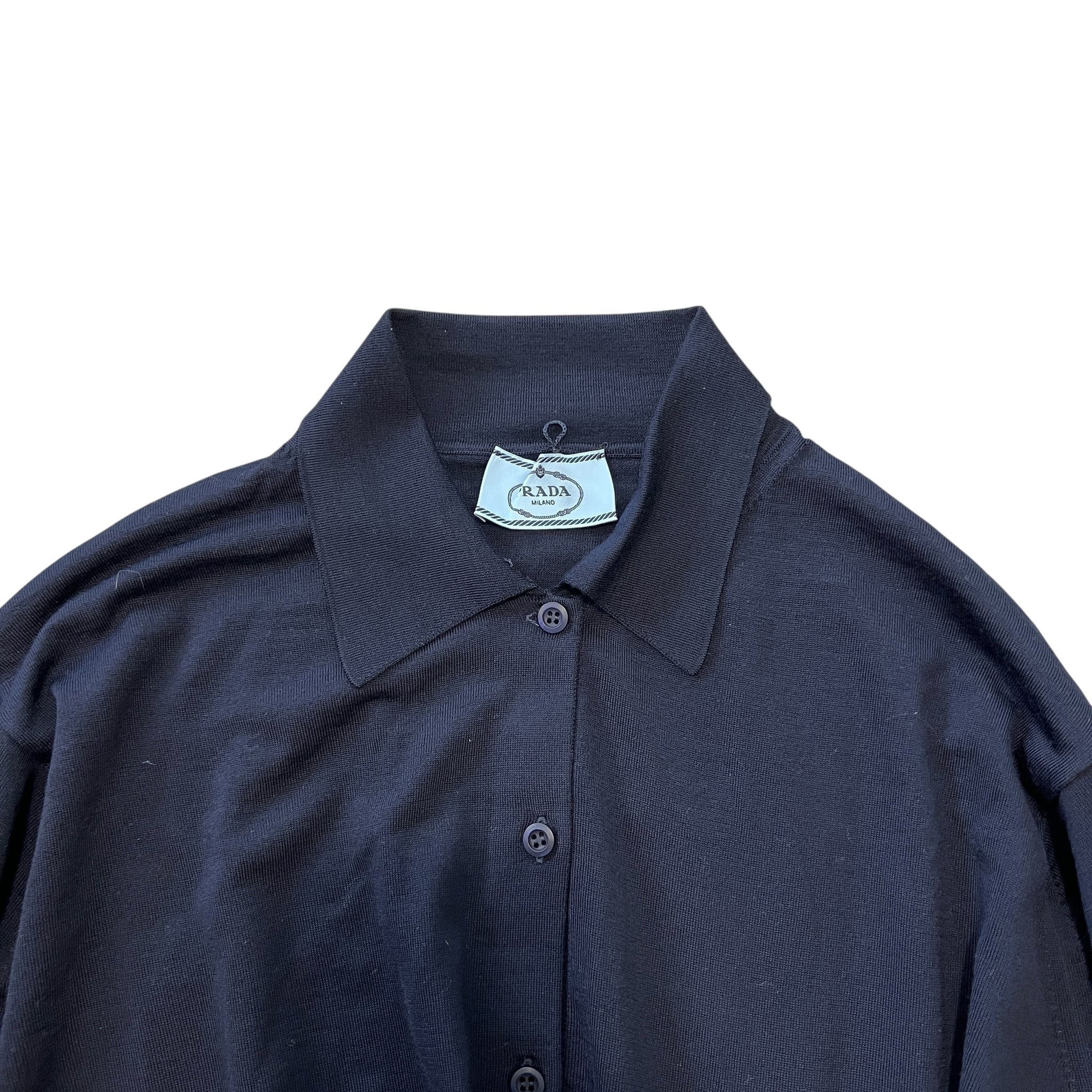 PRADA 2024SS Removable Collar Virginwool Knit Sweater