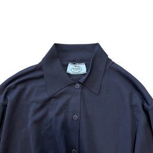 PRADA 2024SS Removable Collar Virginwool Knit Sweater