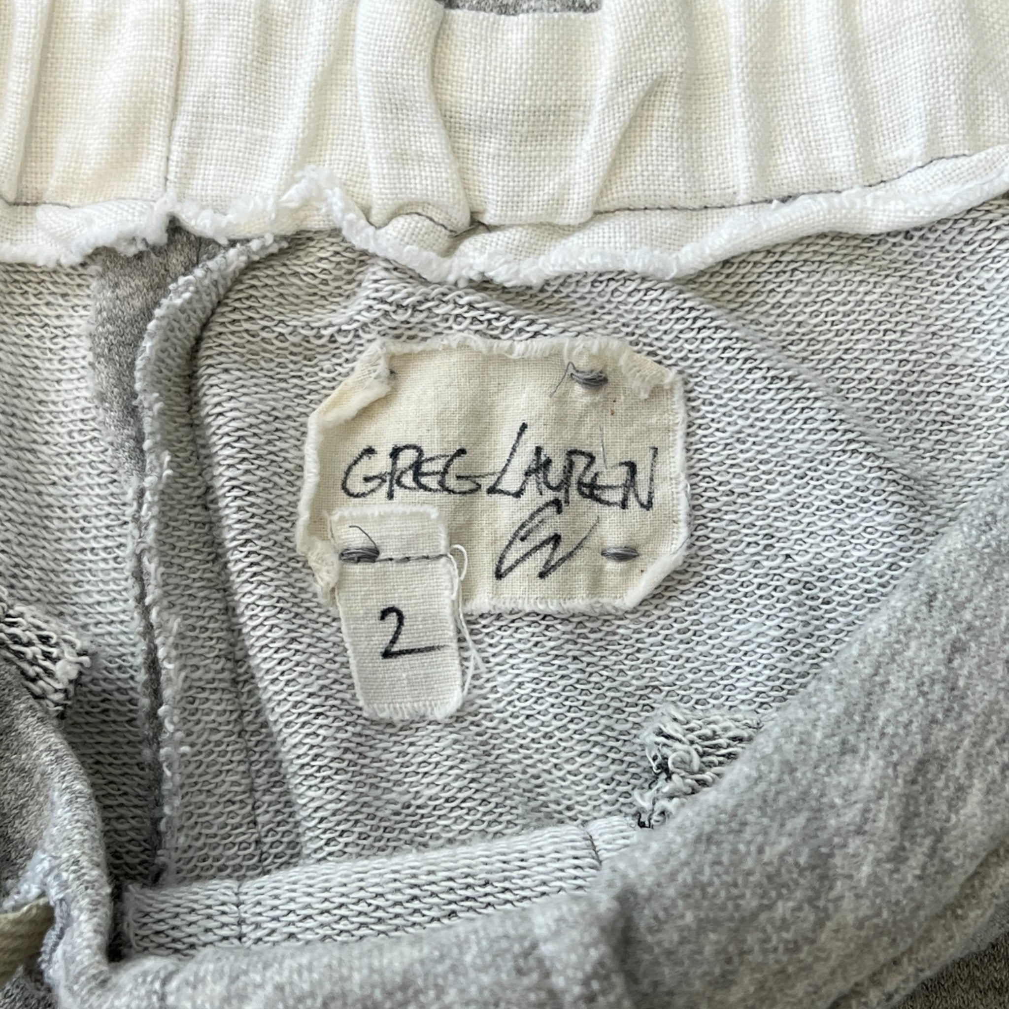 GREG LAUREN 再構築 スウェットカーゴパンツ