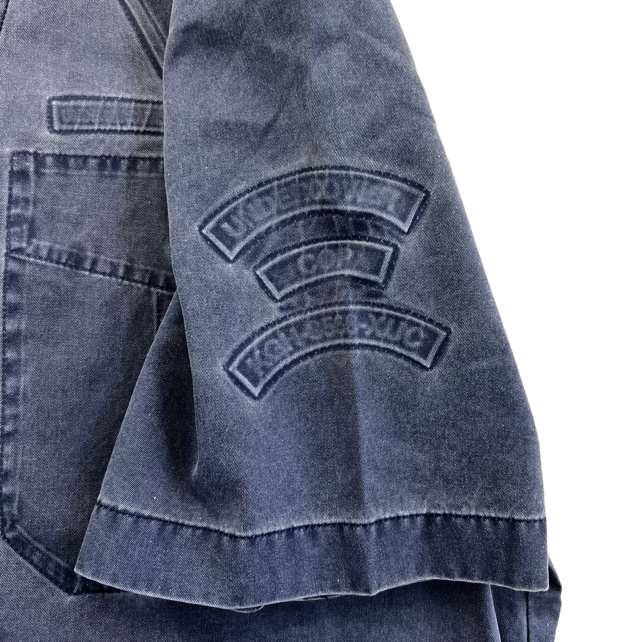 UNDERCOVER 1999SS RELIEF OVER-DYED NAVY BUTTON DOWN SHIRTS