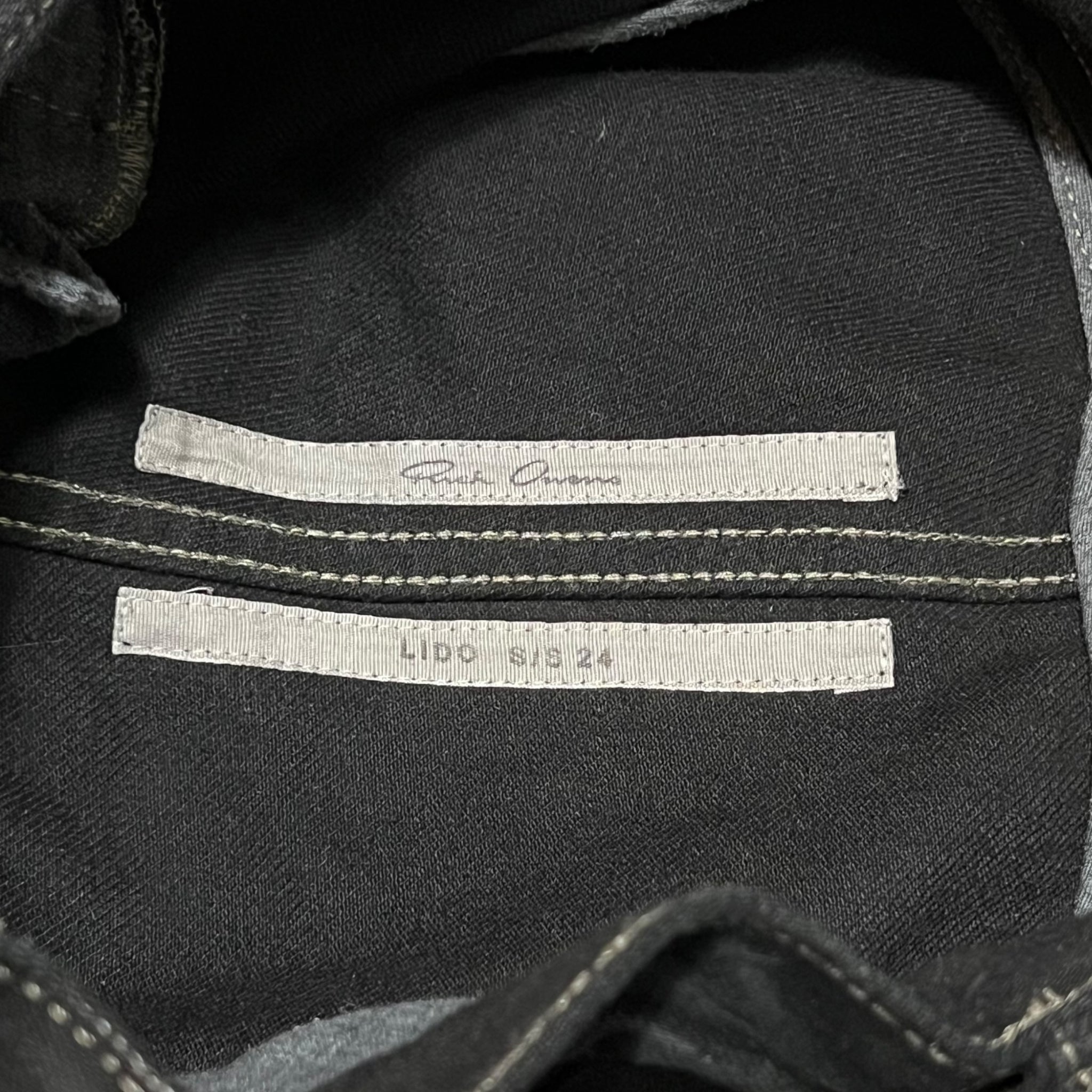RICK OWENS 2024SS LIDO Bolan Banana Flare Pants