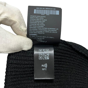 Prada Triangle Plate Logo Knit Cap