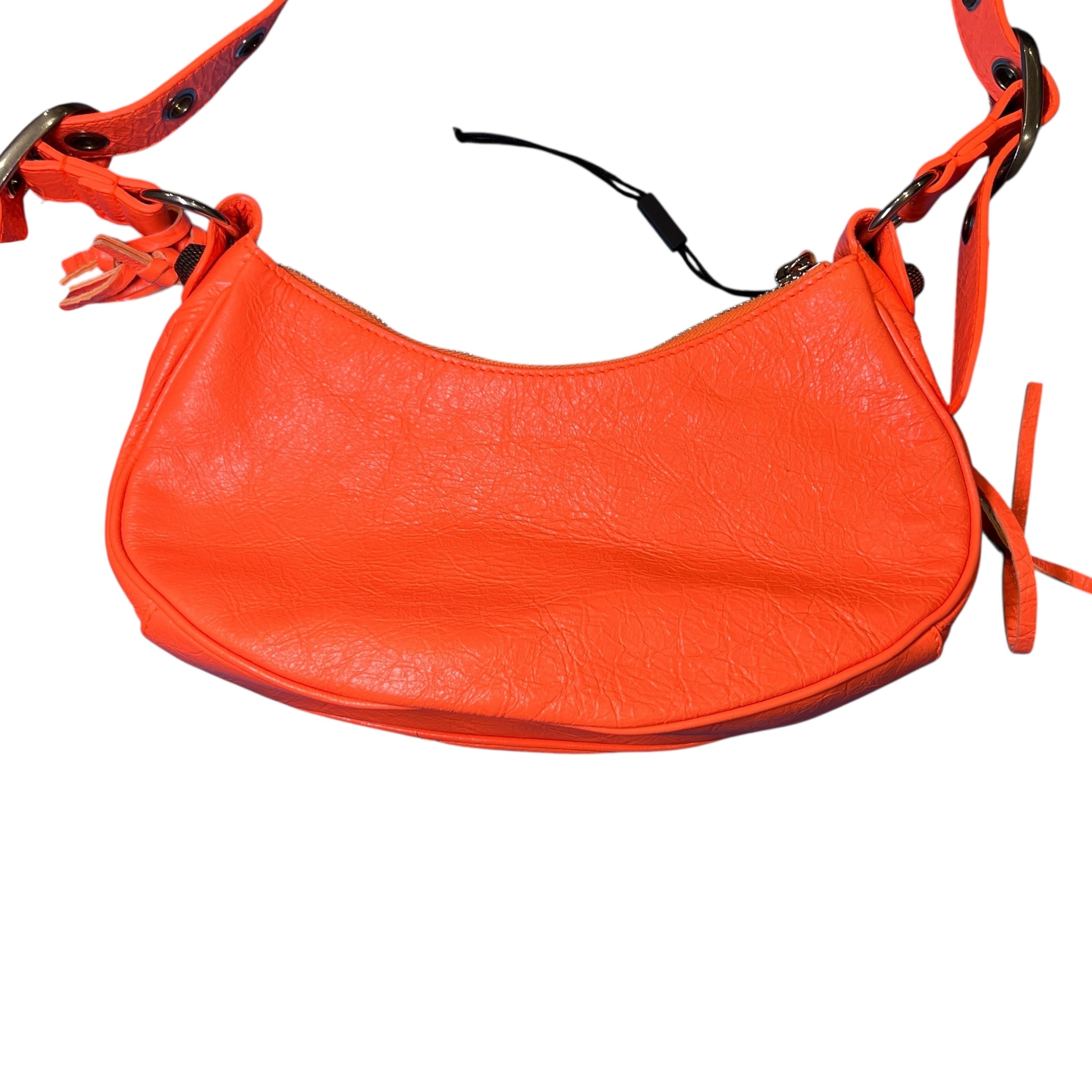 BALENCIAGA 2023SS Le Cagole Shoulder Bag XS Arena Lamb Neon Orange