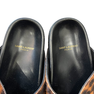 SAINT LAURENT PARIS HEDI SLIMANE Jimmy Crisscross Flat Sandals