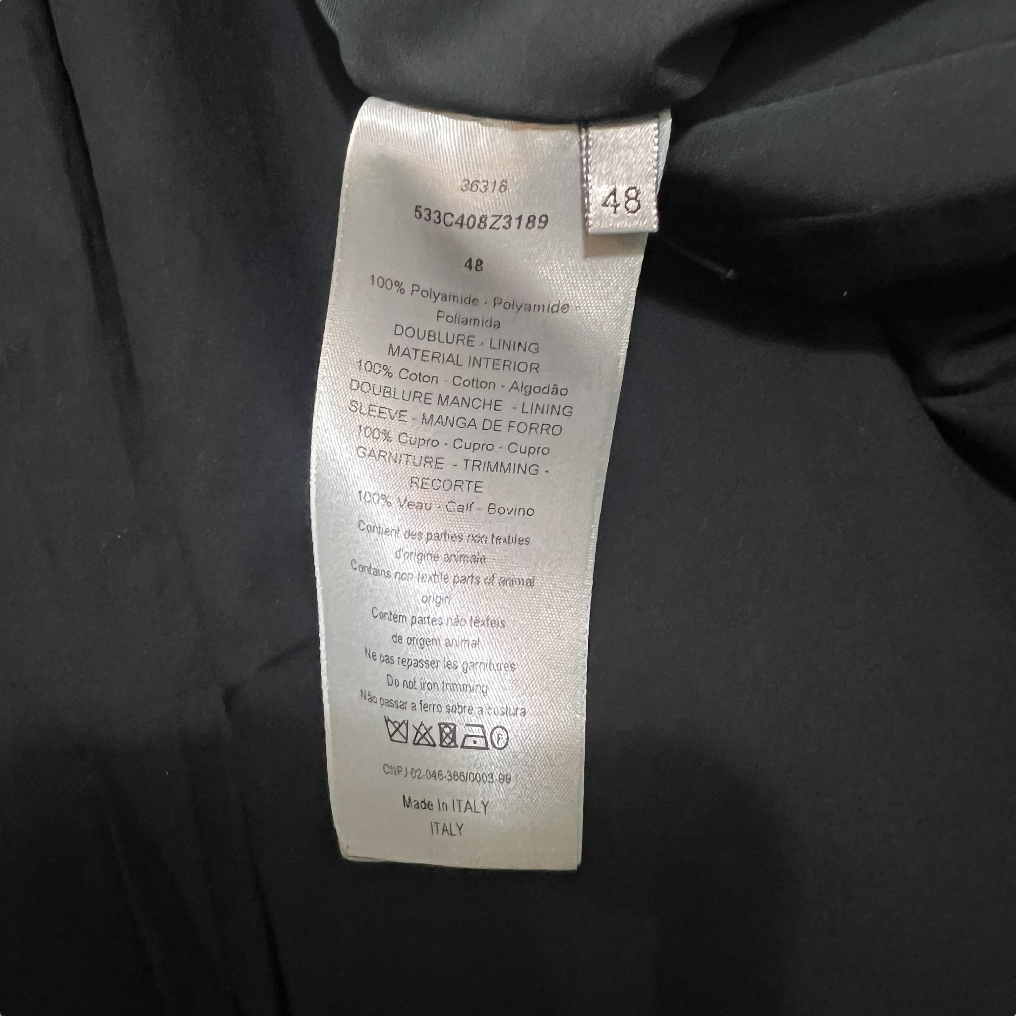 Dior 2020SS ZIP UP BOMBER JACKET