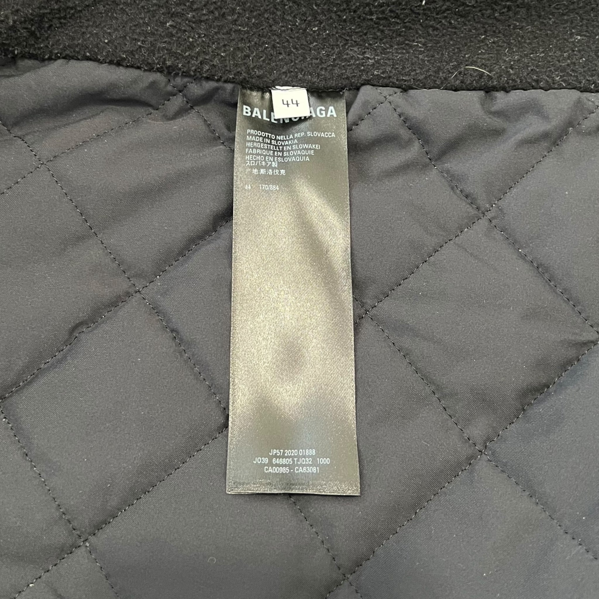 BALENCIAGA 2022AW Sherpa Half-Zip Heavy Fleece Jacket