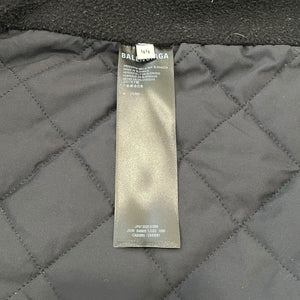 BALENCIAGA 2022AW Sherpa Half-Zip Heavy Fleece Jacket