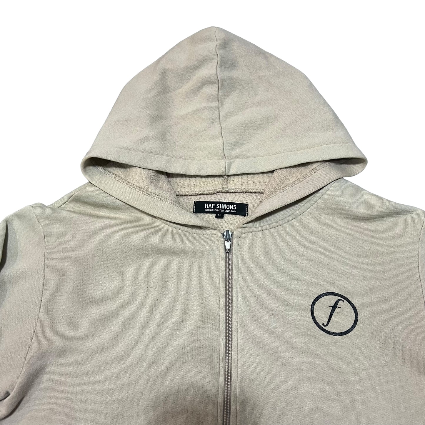 RAF SIMONS 2003AW "CLOSER" FACTORY RECORDS ZIP UP HOODIE