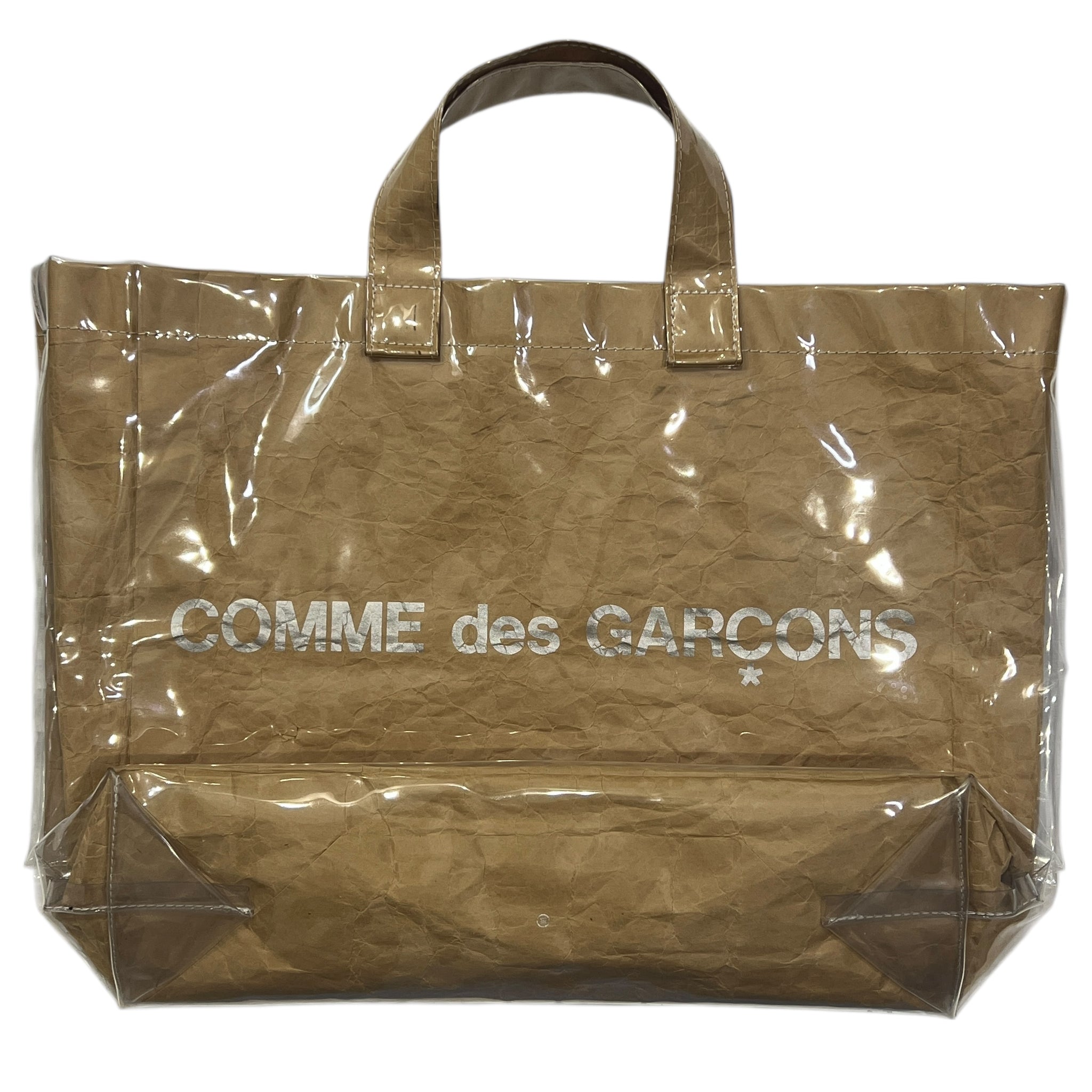 COMME des GARCONS PVC PU Vinyl Tote Bag